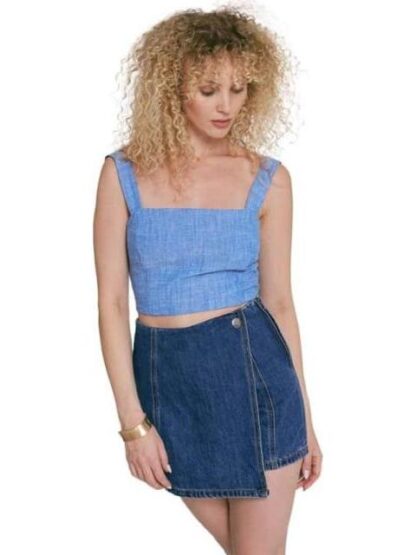 FALDA SHORT MEZCLILLA AZUL INDIGO ATMOSPHERE DNM - Image 5