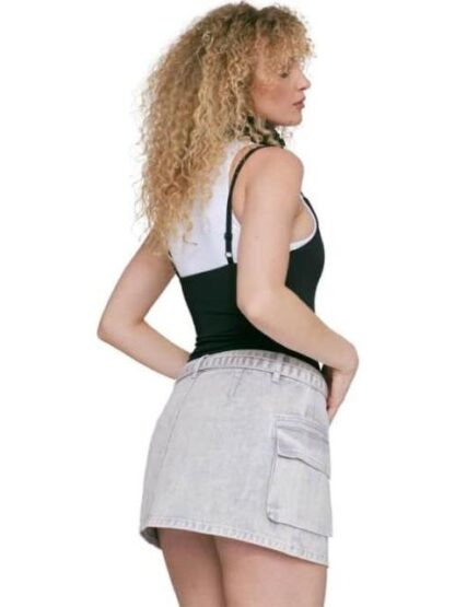 FALDA SHORT MEZCLILLA BLANCO ATMOSPHERE DNM - Image 2