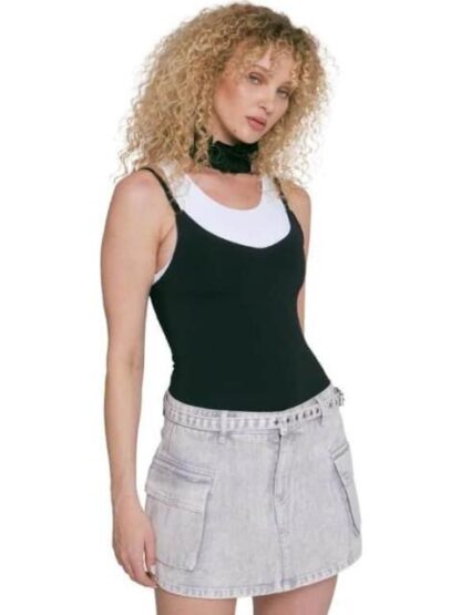 FALDA SHORT MEZCLILLA BLANCO ATMOSPHERE DNM - Image 3