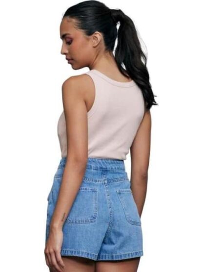 FALDA SHORT MEZCLILLA GRIS ATMOSPHERE DNM - Image 2