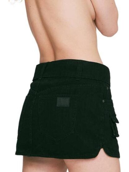 FALDA SHORT MEZCLILLA NEGRO ATMOSPHERE DNM - Image 3