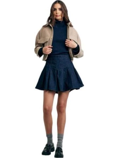 FALDA TABLEADA AZUL INDIGO ATMOSPHERE DNM