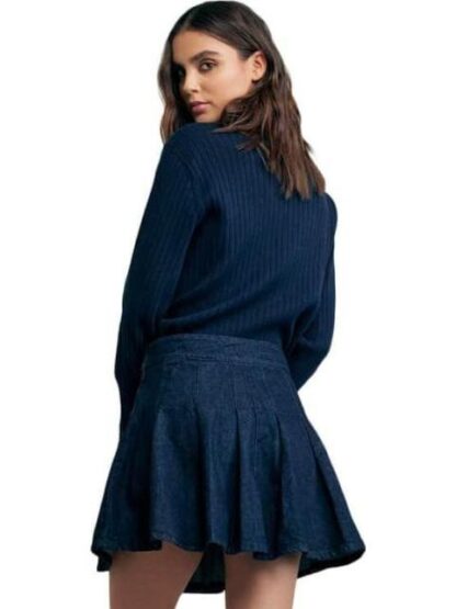 FALDA TABLEADA AZUL INDIGO ATMOSPHERE DNM - Image 3
