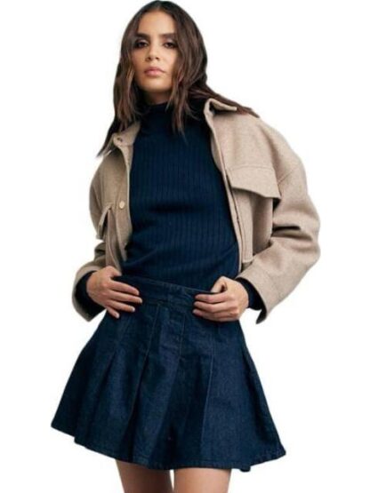 FALDA TABLEADA AZUL INDIGO ATMOSPHERE DNM - Image 5