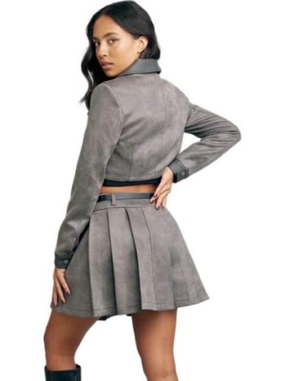 FALDA TABLEADA GRIS HOLLY LAND - Image 3