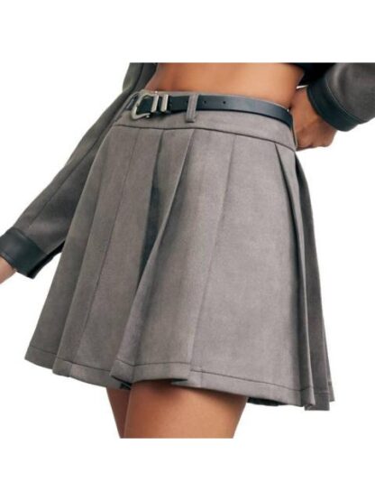 FALDA TABLEADA GRIS HOLLY LAND - Image 4