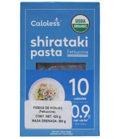 FIDEOS DE KONJAC FETTUCCINE 420 G CALOLESS