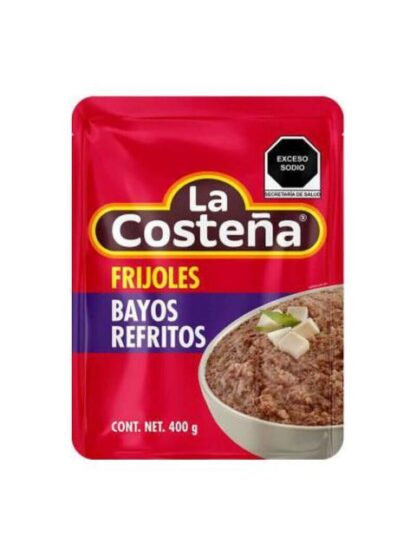 FRIJOLES REFRITOS BAYOS LA COSTEÑA 400 GR