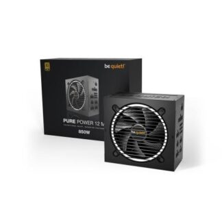 FUENTE DE PODER BE QUIET BE QUIET PURE POWER 12 M 850W GOLD FULL MOSULAR PWM EFICIENCIA 80 PLUS ORO CUMPLE CON TODAS LAS ESPECIFICACIONES ATX 3.1
