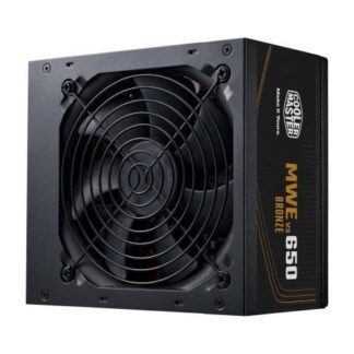 FUENTE DE PODER COOLER MASTER MWE 650 BRONZE V3 80 PLUS BRONZE 24-PIN ATX 120MM 650W