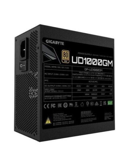 FUENTE DE PODER GIGABYTE UD1000GM 1000W 80 PLUS GOLD FULL MODULAR - Image 5