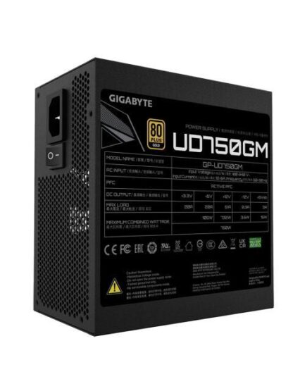 FUENTE DE PODER GIGABYTE UD750GM 80 PLUS GOLD 20+4 PIN ATX 120MM 750W - Image 5