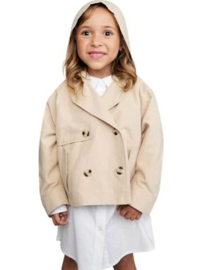 GABARDINA CORTA BEIGE HOLLY LAND KIDS - Image 4