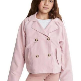 GABARDINA CORTA ROSA HOLLY LAND KIDS