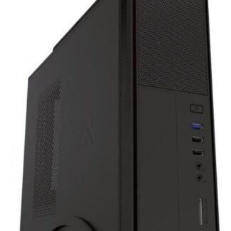 GABINETE ACTECK BROKK SLIM GI002 MIDI-TOWER ITX-MICRO-ATX USB 2.0-3.1 CON FUENTE DE 500W NEGRO