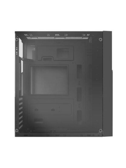 GABINETE ACTECK DRACO GM450 CON VENTANA RGB MIDI-TOWER ATX-MICRO-ATX-MINI ATX USB 2.0 CON FUENTE DE 500W SIN VENTILADORES INSTALADOS NEGRO - Image 3