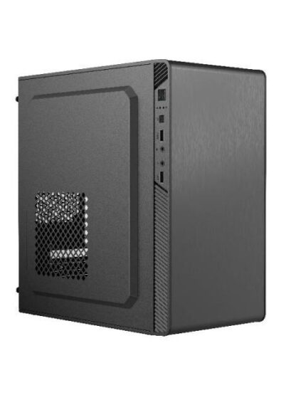 GABINETE ACTECK PERFORMANCE II GI215 CON VENTANA MICRO-TOWER MICRO-ATX-ITX USB 2.0 CON FUENTE DE 500W SIN VENTILADORES INSTALADOS NEGRO