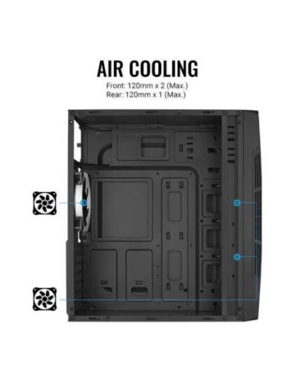 GABINETE AEROCOOL TALON NEGRO 4711099472437 - Image 5