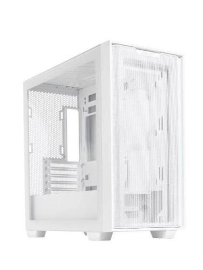 GABINETE ASUS A21 CASE CON VENTANA MINITOWER MICRO ATX MINIITX USB 3.0 SIN FUENTE BLANCO