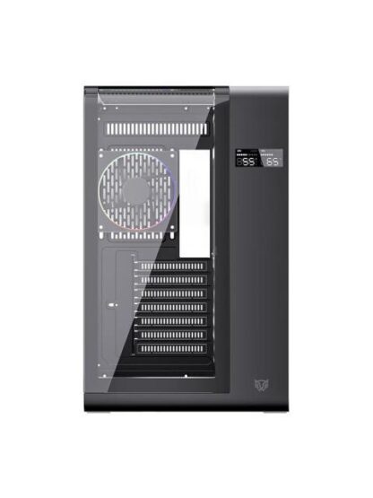 GABINETE BALAM RUSH TANK EXPERT CURVE 7400 MIDI-TOWER ATX-MICRO-ATX-MINI-ITX USB 2.0-3.0 SIN FUENTE 4 VENTILADORES INSTALADOS NEGRO - Image 3