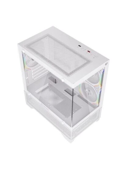 GABINETE BALAM RUSH TANK PERFORM 3200 MINI-TOWER MICRO-ATX-MINI-ITX USB 2.0-3.0 SIN FUENTE 3 VENTILADORES INSTALADOS BLANCO - Image 2