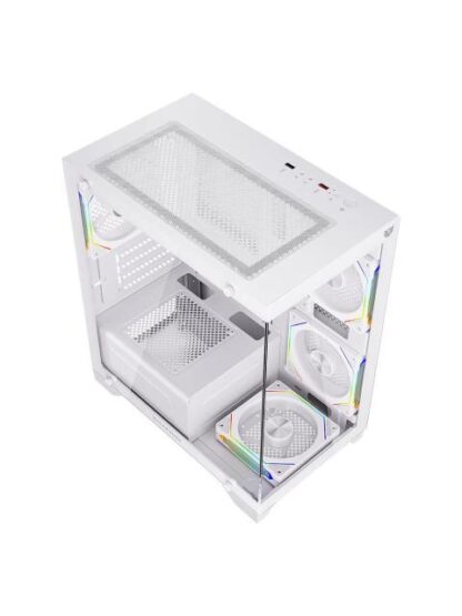 GABINETE BALAM RUSH TANK PERFORM 3600 MINI-TOWER MICRO-ATX-MINI-ITX USB 2.0-3.0 SIN FUENTE 4 VENTILADORES INSTALADOS BLANCO - Image 2