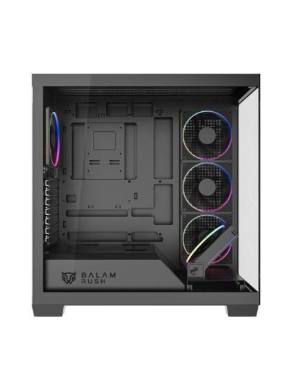 GABINETE BALAM RUSH TANK POLAR 7900 MIDI-TOWER ATX-MICRO-ATX-MINI-ITX USB 2.0-3.0 SIN FUENTE 5 VENTILADORES INSTALADOS NEGRO - Image 5