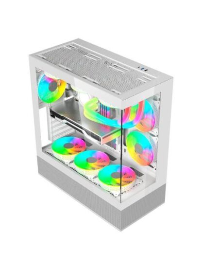 GABINETE BALAM RUSH TANK SUPER 9200 TB MIDI-TOWER ATX-MICRO-ATX-MINI-ITX USB 2.0-3.0 SIN FUENTE 3 VENTILADORES INSTALADOS BLANCO - Image 2