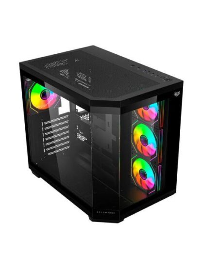 GABINETE BALAM RUSH TANK SUPER 9600 TB MIDI-TOWER ATX-MICRO-ATX-MINI-ITX USB 2.0-3.0 SIN FUENTE 4 VENTILADORES INSTALADOS NEGRO - Image 2