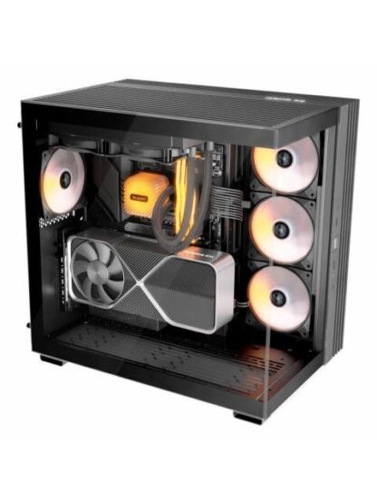 GABINETE BE QUIET! LIGHT BASE 600 LX MIDI-TOWER ATX-MICRO-ATX-MINI-ITX USB 3.0 SIN FUENTE 4 VENTILADORES INSTALADOS NEGRO - Image 3