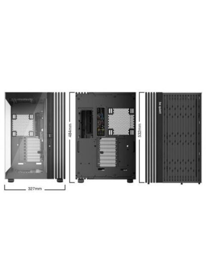 GABINETE BE QUIET! LIGHT BASE 900 DX FULL TOWER ATX-EATX-MICRO-ATX-MINI-ITX-SSI-CEB-XL-ATX USB 3.0 SIN FUENTE SIN VENTILADORES INSTALADOS NEGRO - Image 2