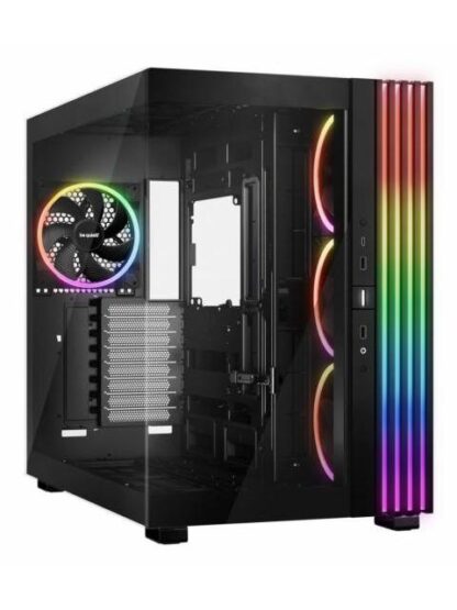GABINETE BE QUIET! LIGHT BASE 900 FX FULL TOWER ATX-EATX-MICRO-ATX-MINI-ITX-SSI-CEB-XL-ATX USB 3.0 SIN FUENTE 4 VENTILADORES INSTALADOS NEGRO