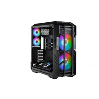 GABINETE COOLER MASTER HAF 700 FULL TOWER ATX-EATX-MICRO-ATX-MINI-ITX-SSI-CEB-SSI-EEB USB 3.0 SIN FUENTE 5 VENTILADORES INSTALADOS GRIS