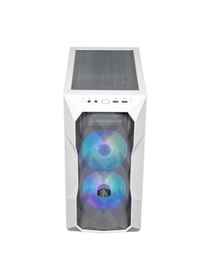 GABINETE COOLER MASTER MASTERBOX TD300 MESH CON VENTANA ARGB MINI TOWER MINI-ITX-MICRO-ATX USB 3.0 SIN FUENTE BLANCO - Image 2