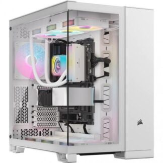 GABINETE CORSAIR 6500X MIDI-TOWER ATX-EATX-MICRO-ATX-MINI-ITX USB 3.0 SIN FUENTE SIN VENTILADORES INSTALADOS BLANCO