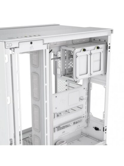 GABINETE CORSAIR 6500X MIDI-TOWER ATX-EATX-MICRO-ATX-MINI-ITX USB 3.0 SIN FUENTE SIN VENTILADORES INSTALADOS BLANCO - Image 4
