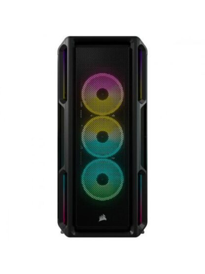 GABINETE CORSAIR ICUE 5000T CON VENTANA RGB MIDI TOWER ATX USB 3.0 SIN FUENTE NEGRO