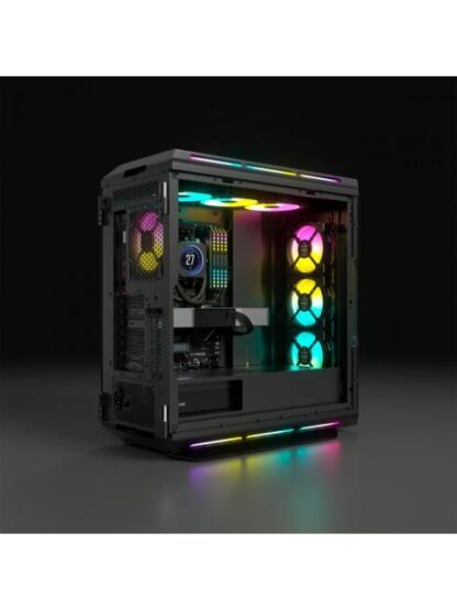 GABINETE CORSAIR ICUE 5000T CON VENTANA RGB MIDI TOWER ATX USB 3.0 SIN FUENTE NEGRO - Image 5