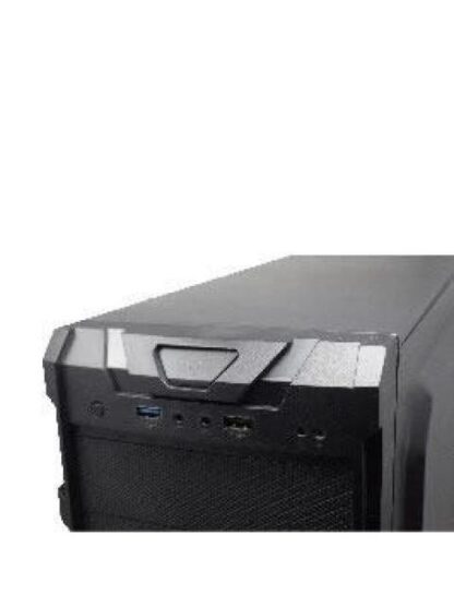 GABINETE EVOTEC EV-1005 MINI-TOWER ATX-MICRO ATX-MINI-ATX USB CON FUENTE DE 600W SIN VENTILADORES INSTALADOS NEGRO - Image 2