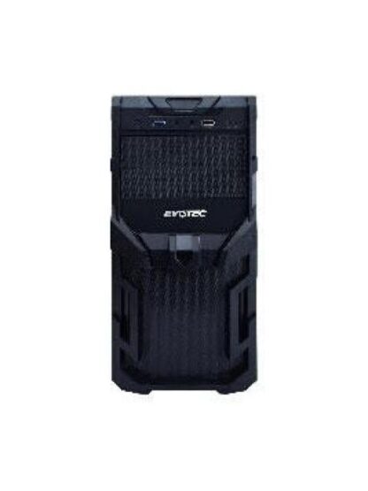GABINETE EVOTEC EV-1005 MINI-TOWER ATX-MICRO ATX-MINI-ATX USB CON FUENTE DE 600W SIN VENTILADORES INSTALADOS NEGRO - Image 6