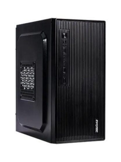 GABINETE EVOTEC OSLO EV-1023 MINI-TOWER MICRO-ATX-MINI-ITX USB 2.0-3.0 CON FUENTE DE 500W SIN VENTILADORES INSTALADOS NEGRO