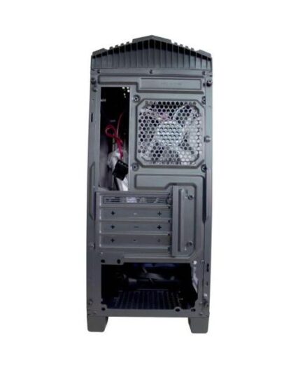 GABINETE GAME FACTOR CSG500 MATX NEG-ROJO 2XVENT 120MM LED 1X USB 2.0 1X USB 3.0 - Image 6