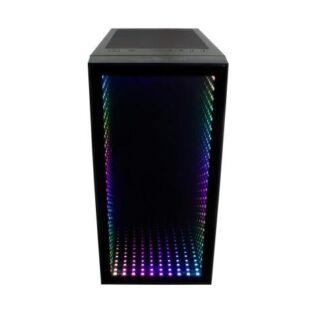 GABINETE GAME FACTOR CSG560 MICRO-TOWER MICRO-ATX-MINI-ITX USB 3.0 SIN FUENTE 1 VENTILADOR INSTALADO NEGRO