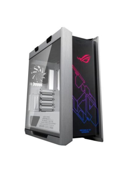 GABINETE GAMER ASUS ROG STRIX HELIOS GX601 ILUMINACION LED RGB ATX EATX SIN FUENTE 4 VENTILADORES INSTALADOS (4X 140MM) NEGRO