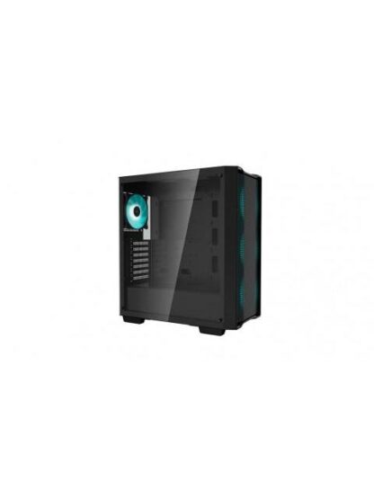 GABINETE GAMER DEEPCOOL CC560 + FUENTE DE PODER PK600D DE 600W (RCC560SIBKGAA4A1) COLOR NEGRO FORMATO MEDIA TORRE - Image 3