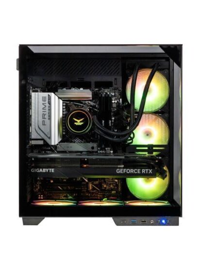 GABINETE GAMER ITX MICROATX ATX CRISTAL TEMPLADO 3 FRONTALES 1 POSTERIOR ARGB USB 3.0 X1 USB C X1 USB 1.1 X1 HD AUDIO X 1 NA0639