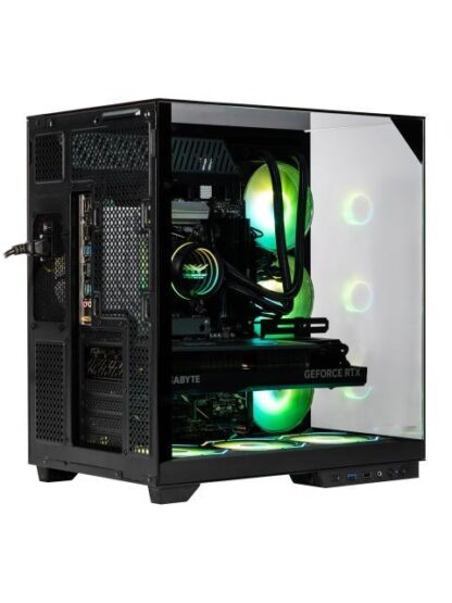 GABINETE GAMER ITX MICROATX ATX CRISTAL TEMPLADO 3 FRONTALES 1 POSTERIOR ARGB USB 3.0 X1 USB C X1 USB 1.1 X1 HD AUDIO X 1 NA0639 - Image 2