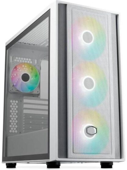 GABINETE GAMING COOLER MASTER MASTERBOX 600 ARGB (MB600KGNNS00) COLOR BLANCO - Image 2