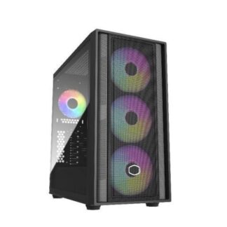 GABINETE GAMING COOLER MASTER MASTERBOX 600 ARGB (MB600KGNNS00) COLOR NEGRO