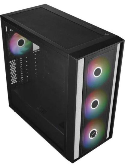 GABINETE GAMING COOLER MASTER MASTERBOX 600 ARGB (MB600KGNNS00) COLOR NEGRO - Image 2